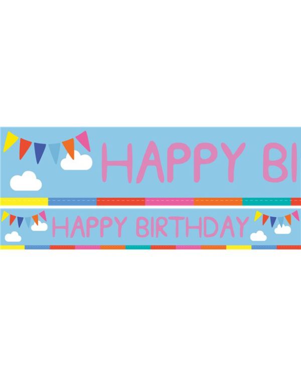 Peppa Pig Paper Banners - 1m (3pk)