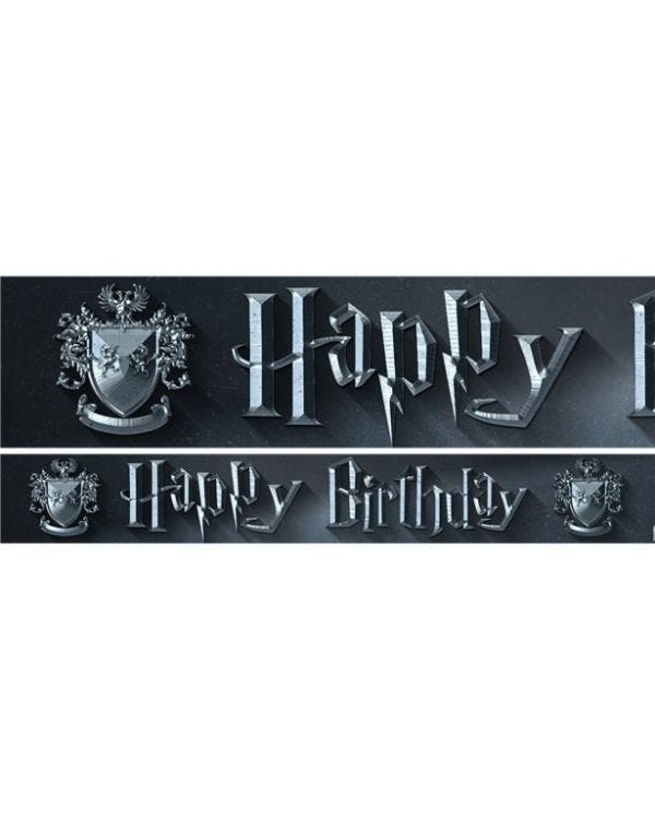 Harry Potter Paper Banners - 1m (3pk)