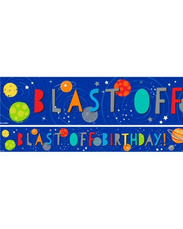 Blast Off Paper Banners - 1m (3pk)