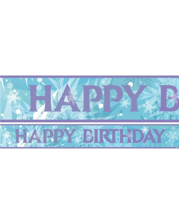 Frozen Style Paper Banners - 1m (3pk)