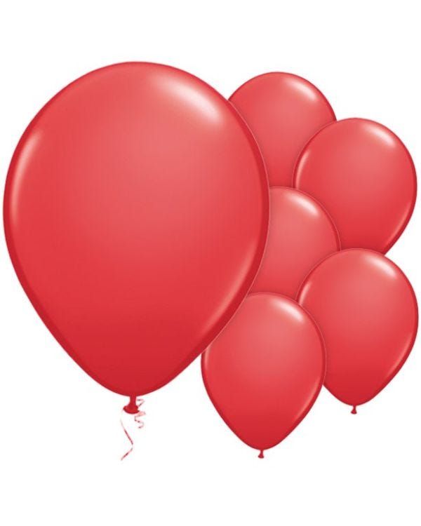 Red Balloons - 11&#039;&#039; Latex (25pk)