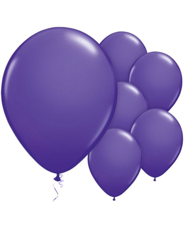 Purple Violet Balloons - 11&#039;&#039; Latex (25pk)