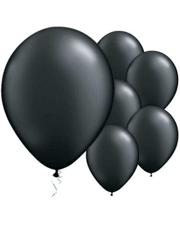 Onyx Black Pearl Balloons - 11&#039;&#039; Latex (25pk)