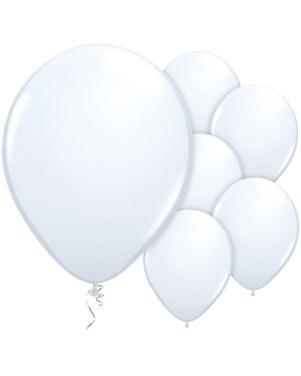 White Balloons - 11&#039;&#039; Latex (100pk)
