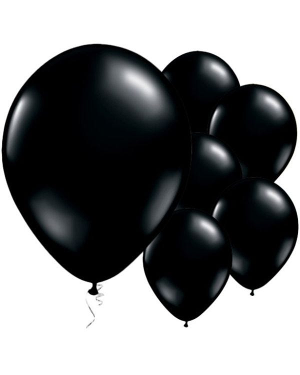 Onyx Black Balloons - 11&#039;&#039; Latex (100pk)