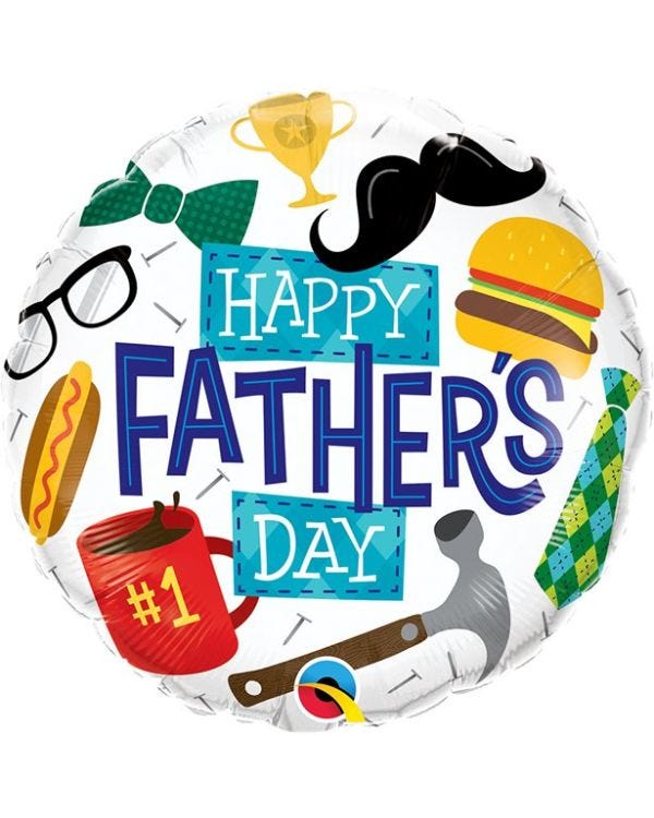 Happy Father&#039;s Day #1 Balloon - 18&quot; Foil