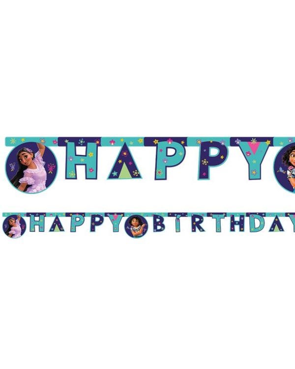 Encanto Paper Happy Birthday Banner - 2m
