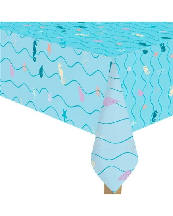 Mermaid Tales Paper Tablecover - 1.8m x 1.2m