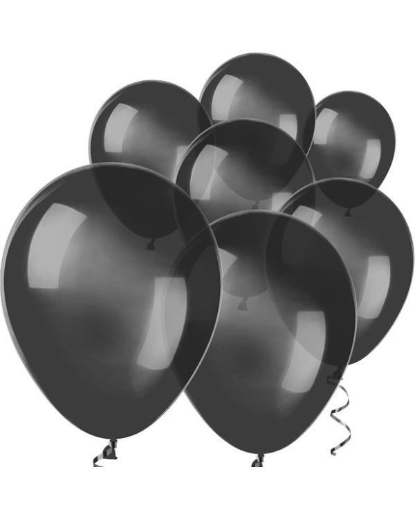 Black Balloons - 5&quot; Latex (50pk)