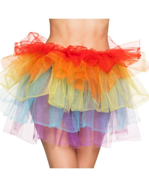 Rainbow Tutu Deluxe - Adult One Size