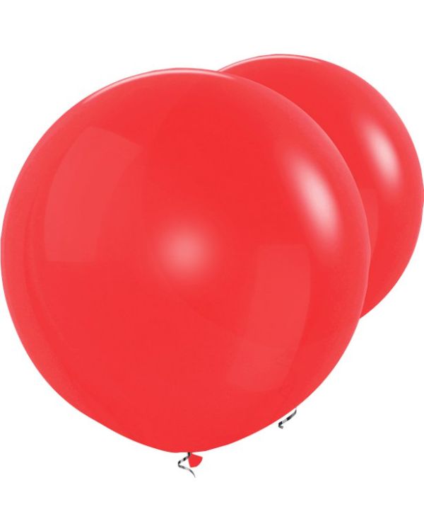 Red Giant Balloons - 36&quot; Latex (2pk)