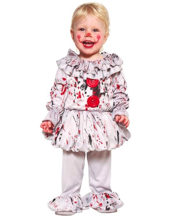 Bad Clown - Toddler Costume
