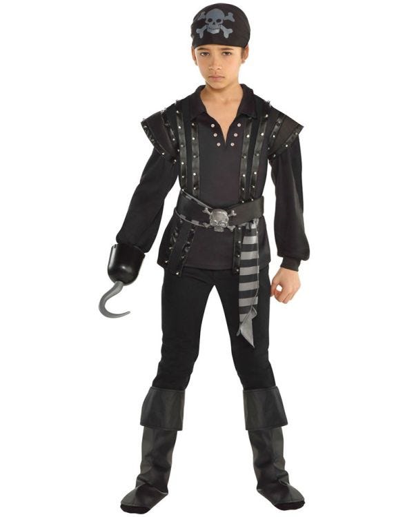 Dark Sea Scoundrel - Child Costume