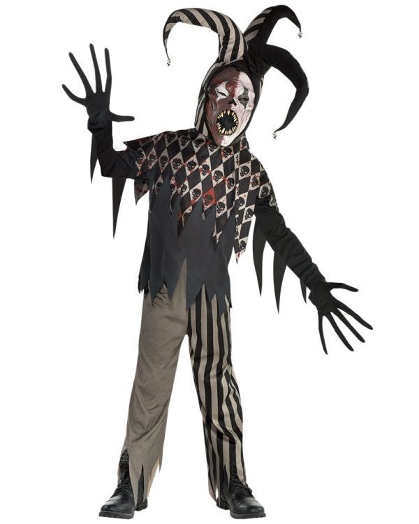 Twisted Jester - Child and Teen Costume