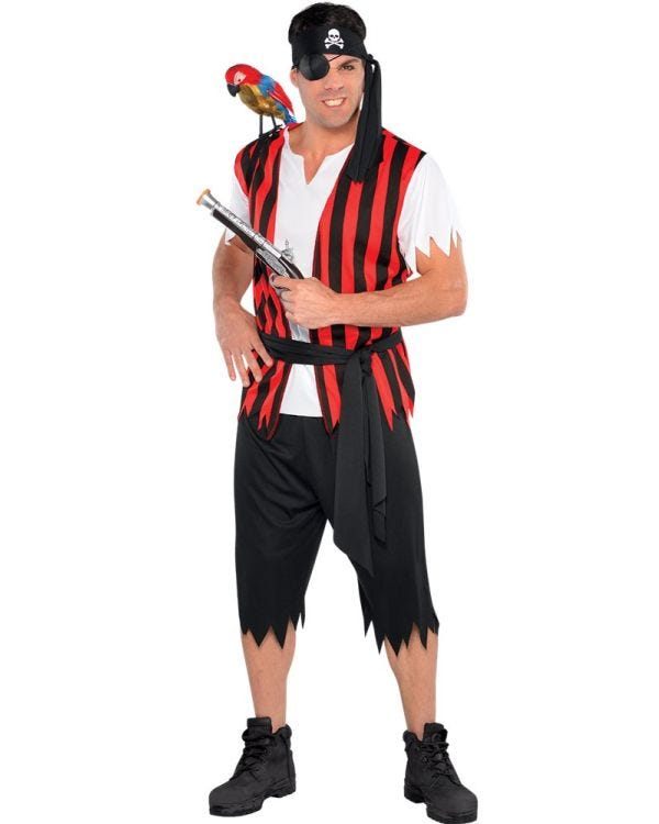 Ahoy Matey Pirate - Adult Costume