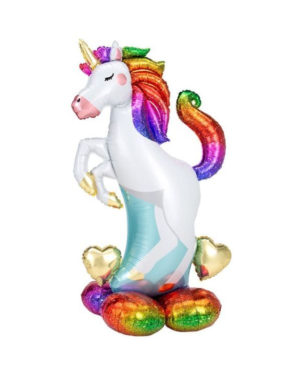 Unicorn AirLoonz Air Fill Foil Balloon - 55&quot;