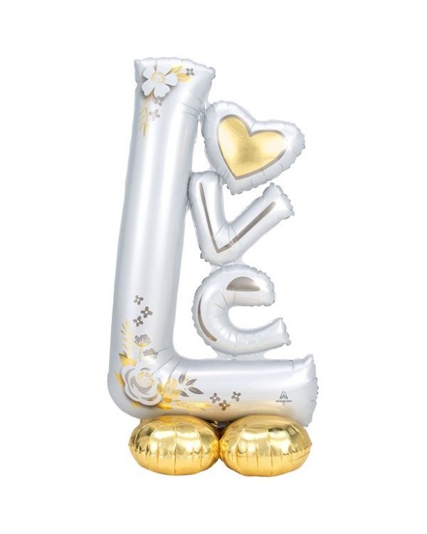 Love Air Fill Foil AirLoonz Balloon - 53&quot;