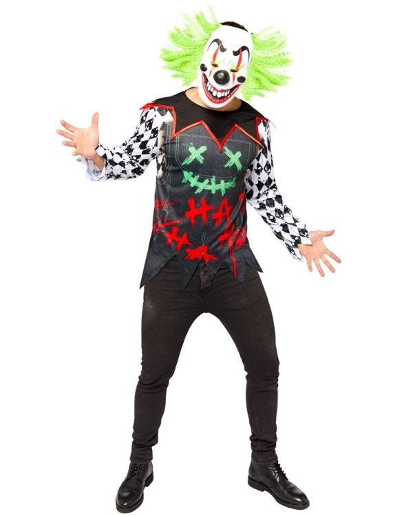 Haha Scary Clown - Adult Costume