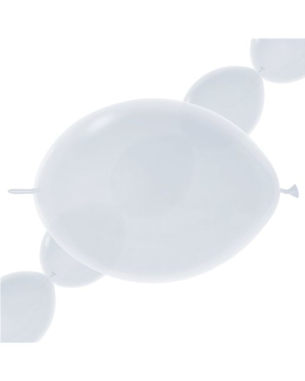 Link-o-Loon White Balloons - 12&quot; Latex (50pk)