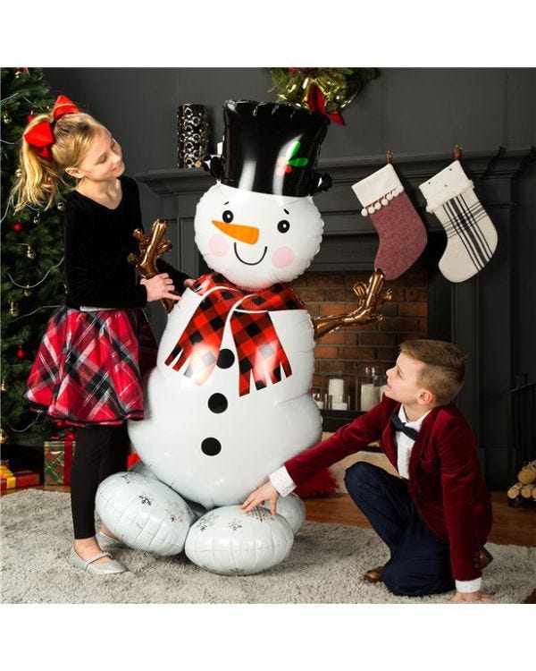 Snowman AirLoonz Balloon - 55&quot;