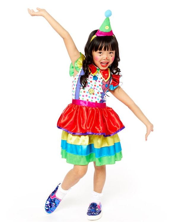 Clown Girl Deluxe - Child Costume