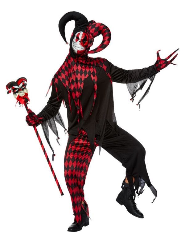 Krazed Jester - Adult Costume