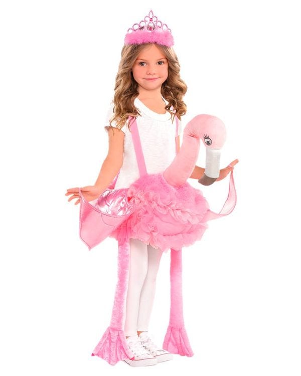 Ride on Flamingo - Child Costume