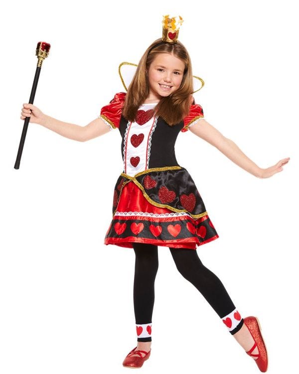 Queen of Hearts - Child Costume
