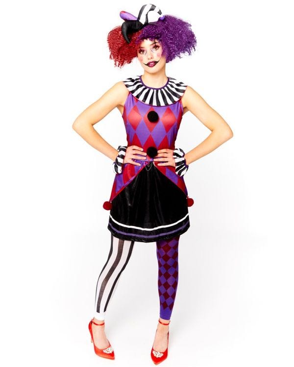 Harlequin Heartbreaker - Adult Costume