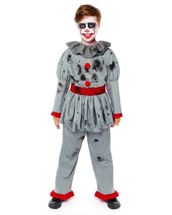 Bad Clown Boy - Child Costume