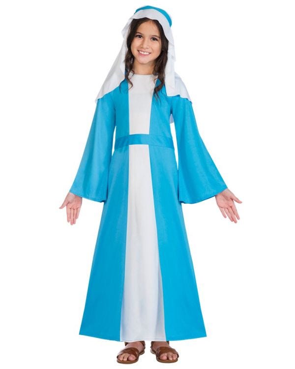 Nativity Mary Dress - Child Costume