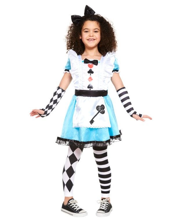 Curious Alice In Wonderland - Child Costume