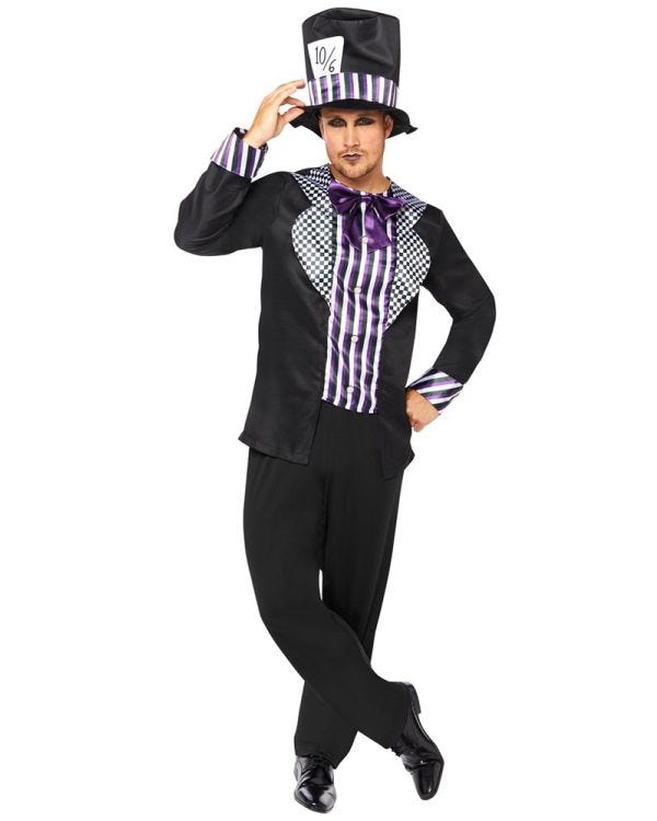 Dark Mad Hatter - Adult Costume