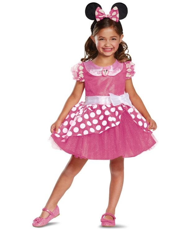 Disney Pink Minnie Mouse - Child Costume
