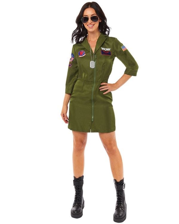 Top Gun Dress - Adult Costume