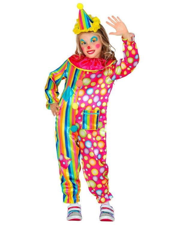 Clown Onsie - Toddler and Child Costume