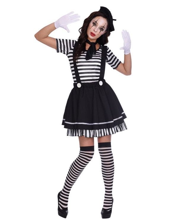 Mime Artiste - Adult Costume