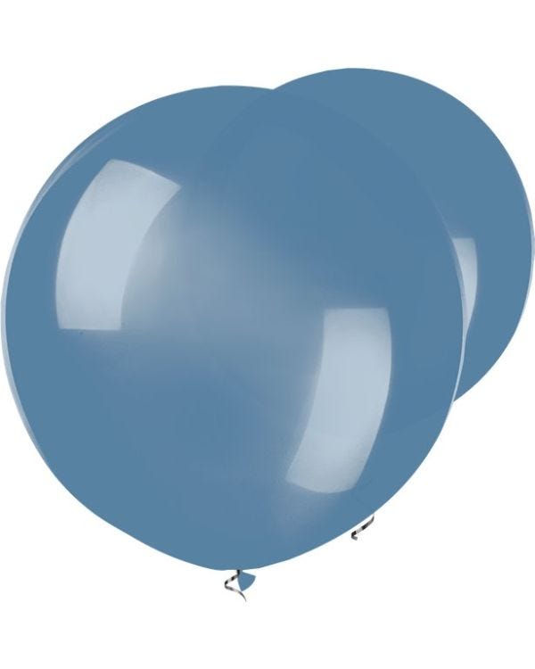 Navy Large Balloons - 36&quot; Latex (10pk)