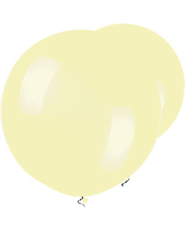 Lemonade Yellow Balloons - 17&quot; Latex (50pk)