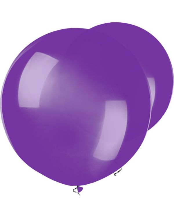 Plum Purple Balloons - 17&quot; Latex (50pk)