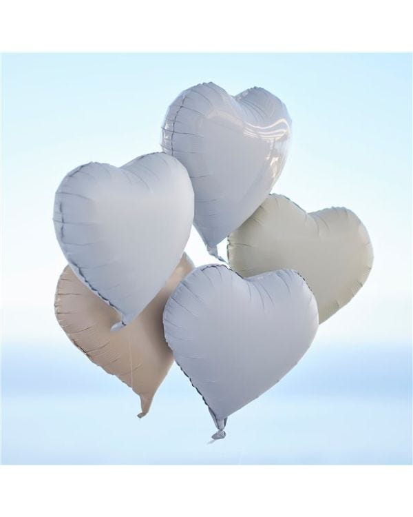 Customisable Heart Shaped Balloons (8pk)