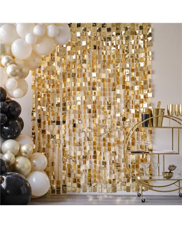 Gold Sequin Wall Backdrop