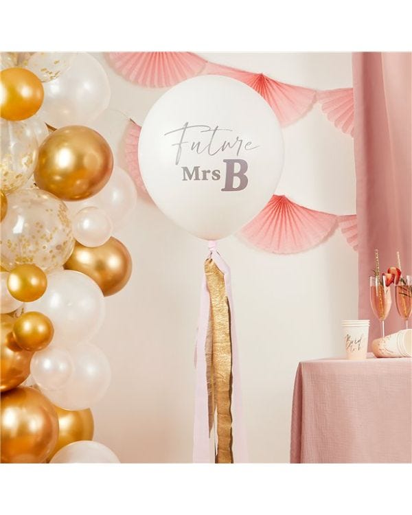 Future Mrs Customisable Balloon with Tassels - 18&quot; Latex