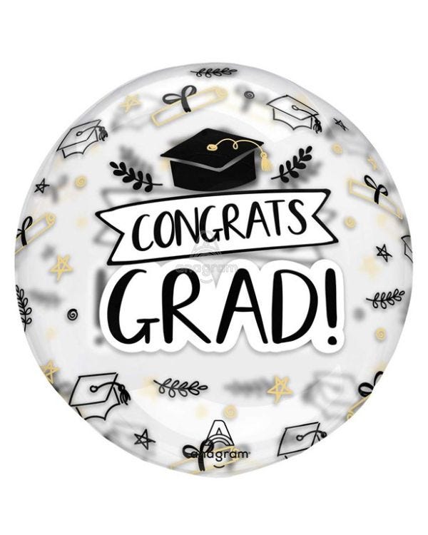 Congrats Grad Clearz Balloon