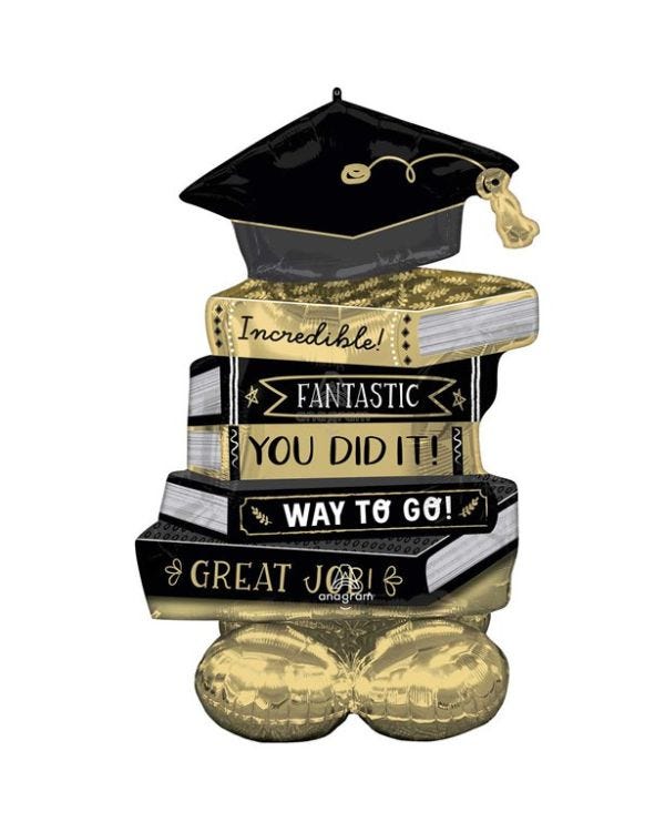 Graduation Airloonz Balloon  - 45&quot; x 29&quot;