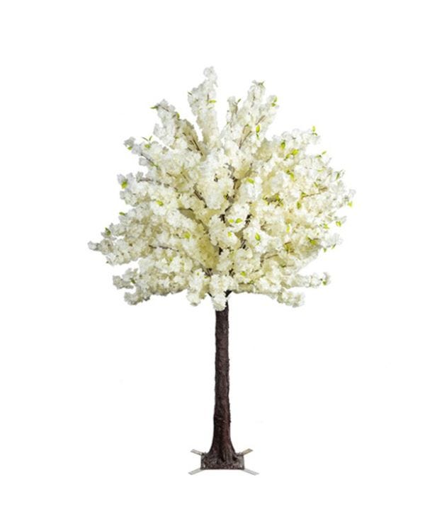 Ivory Flowered Artificial Blossom Tree - 280cm