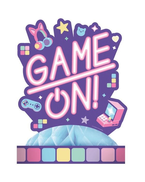 Digital Game Honeycomb Centrepiece - 30cm