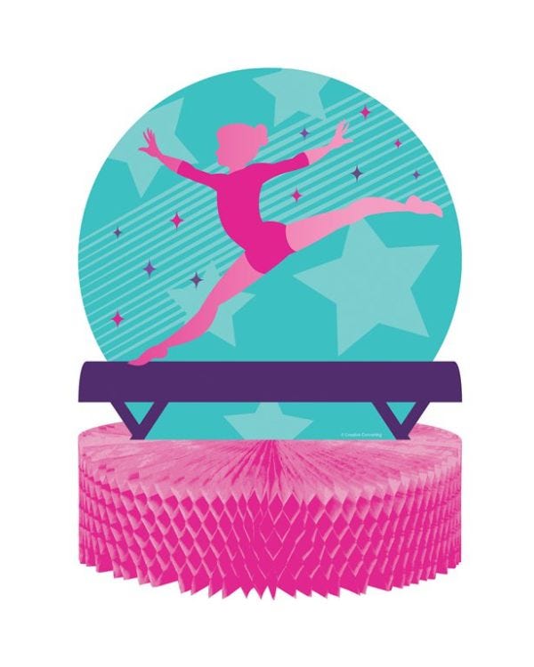 Gymnastics Party Paper Honeycomb Centrepiece - 30.5cm