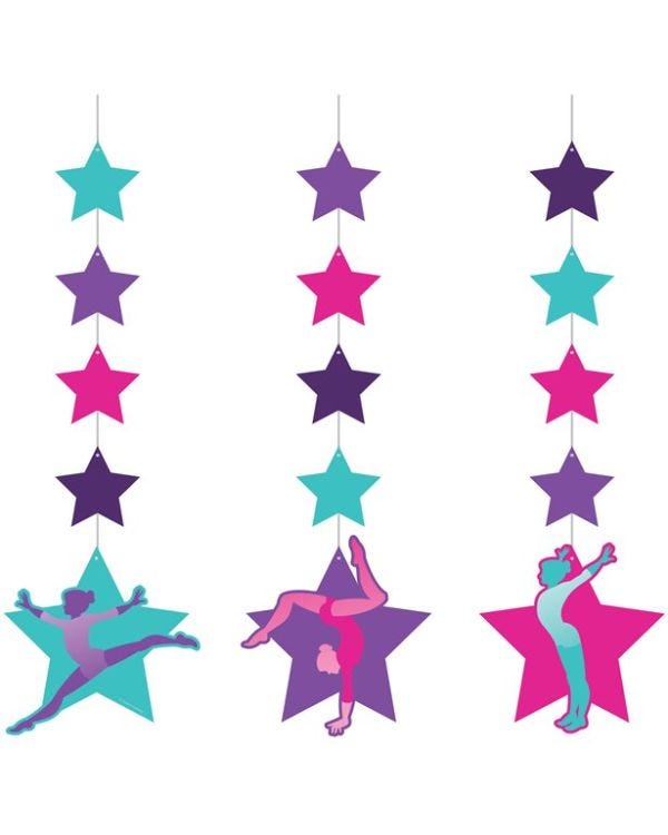 Gymnastics Party Hanging Decorations