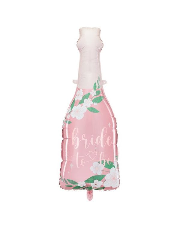 Bride To Be Champagne Bottle Balloon - 43&quot; Foil